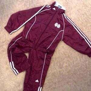 Mississippi State Adidas track suit
